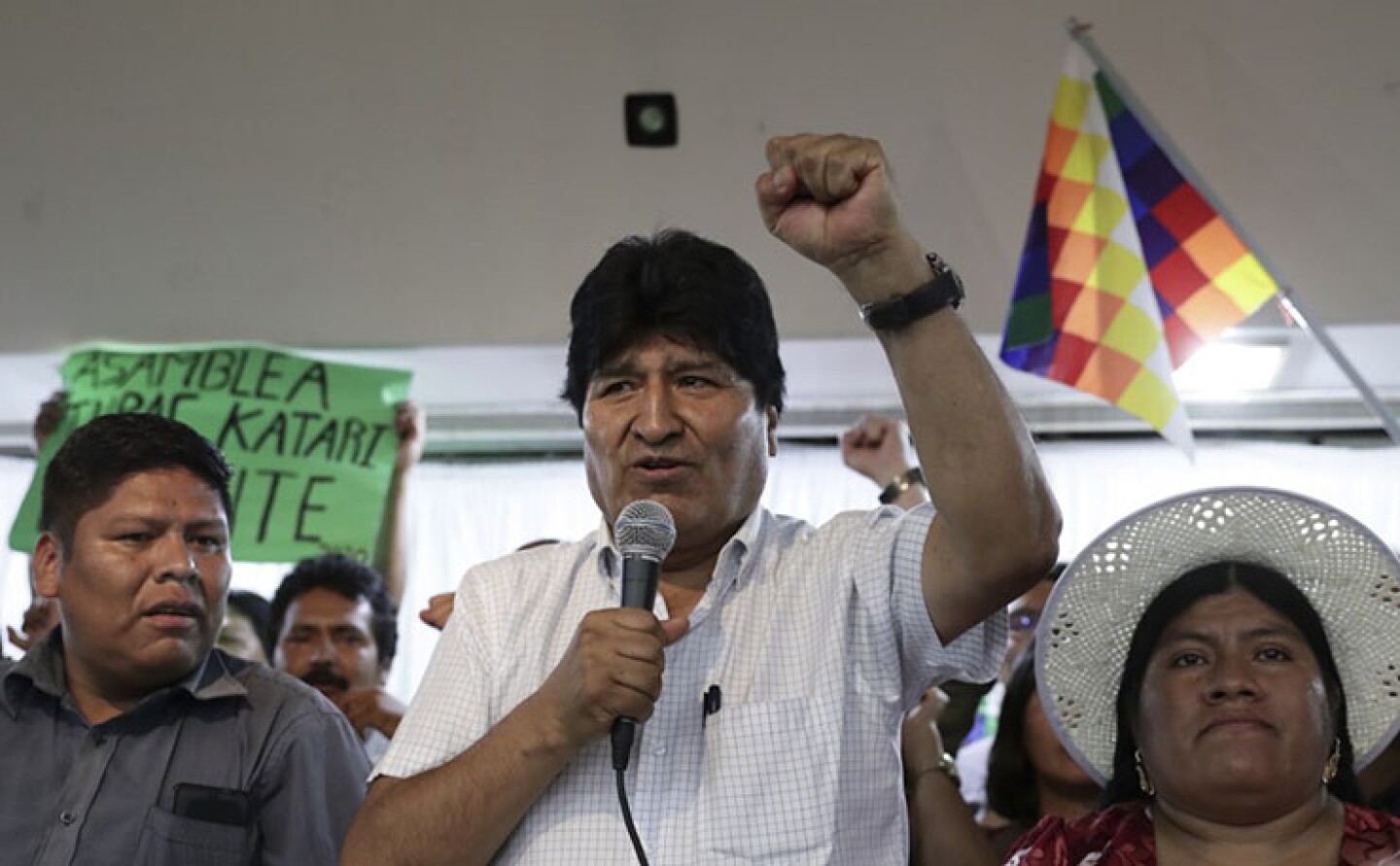 ARGENTINA-BOLIVIA-MORALES-MAS-ELECTION-TICKET