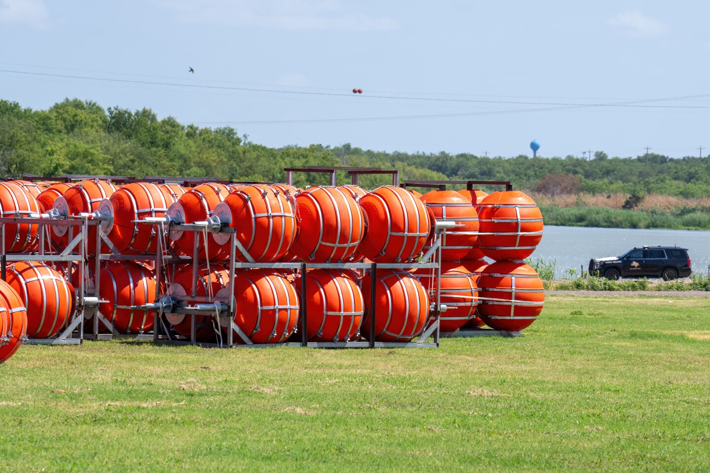 Texas to deploy long string of buoys in middle of Rio Grande in new bid to deter migrants
