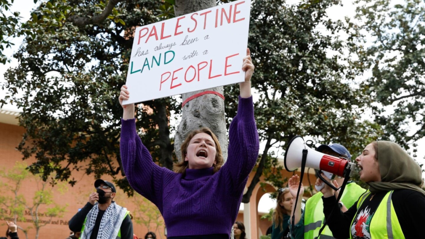 protestas estudiantes EU