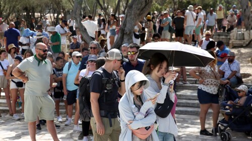 La Acrópolis de Atenas cierra de nuevo ante la ola de calor que azota Grecia