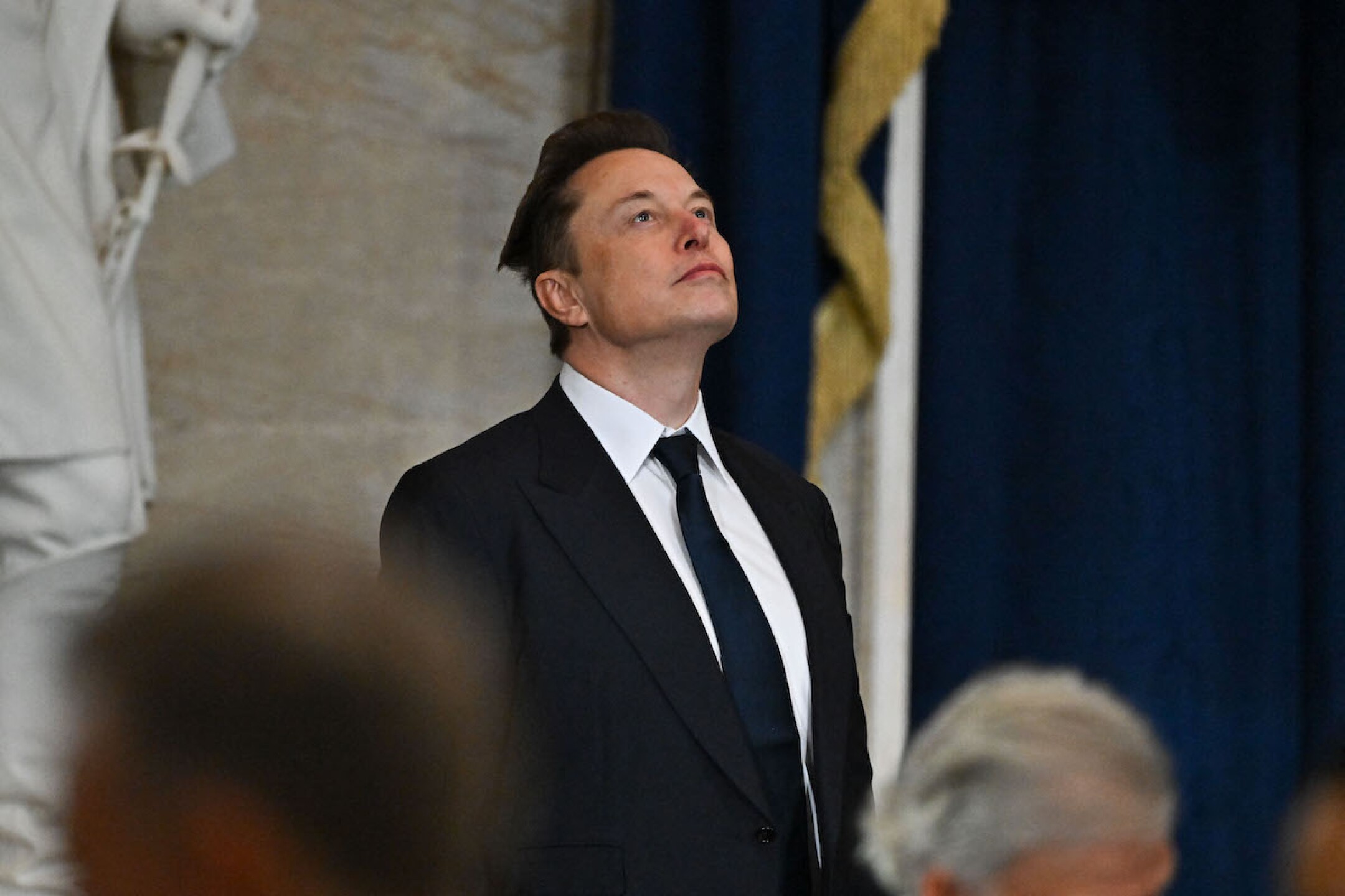 Elon Musk en la toma de protesta de Donald Trump