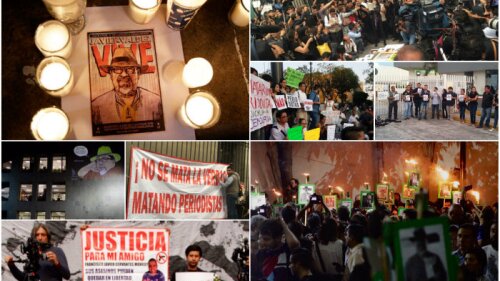 protesta_periodistas_crimen_Javier_valdez