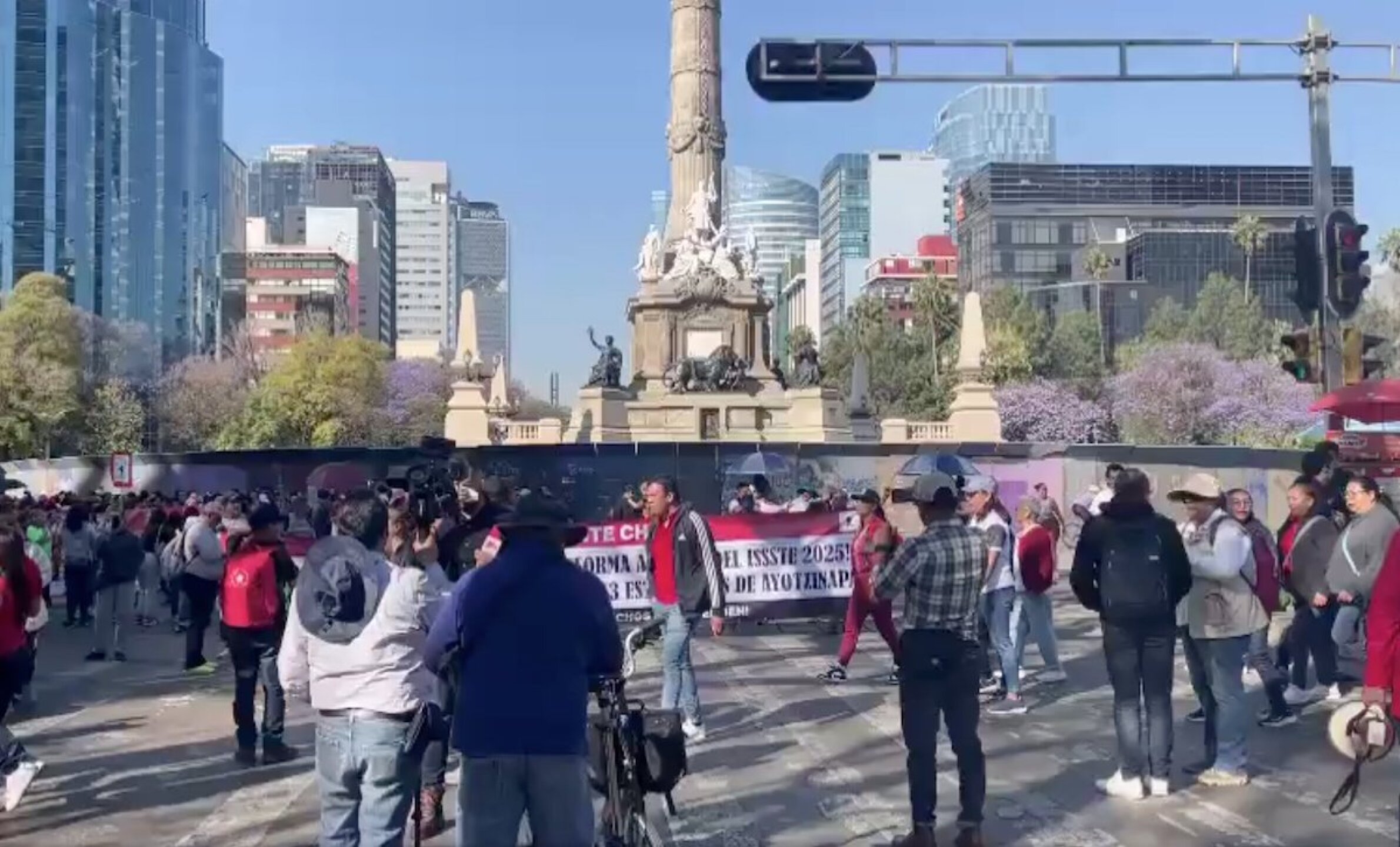 Marcha de la CNTE en CDMX
