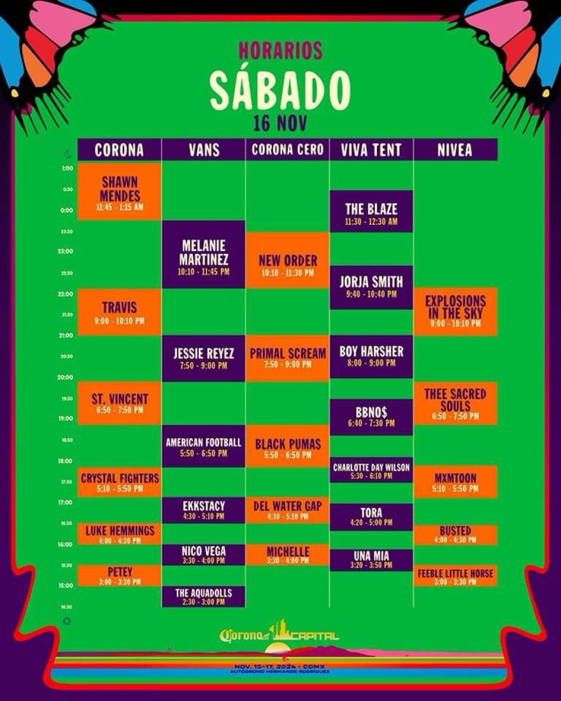 horarios-sabado-16-de-noviembre