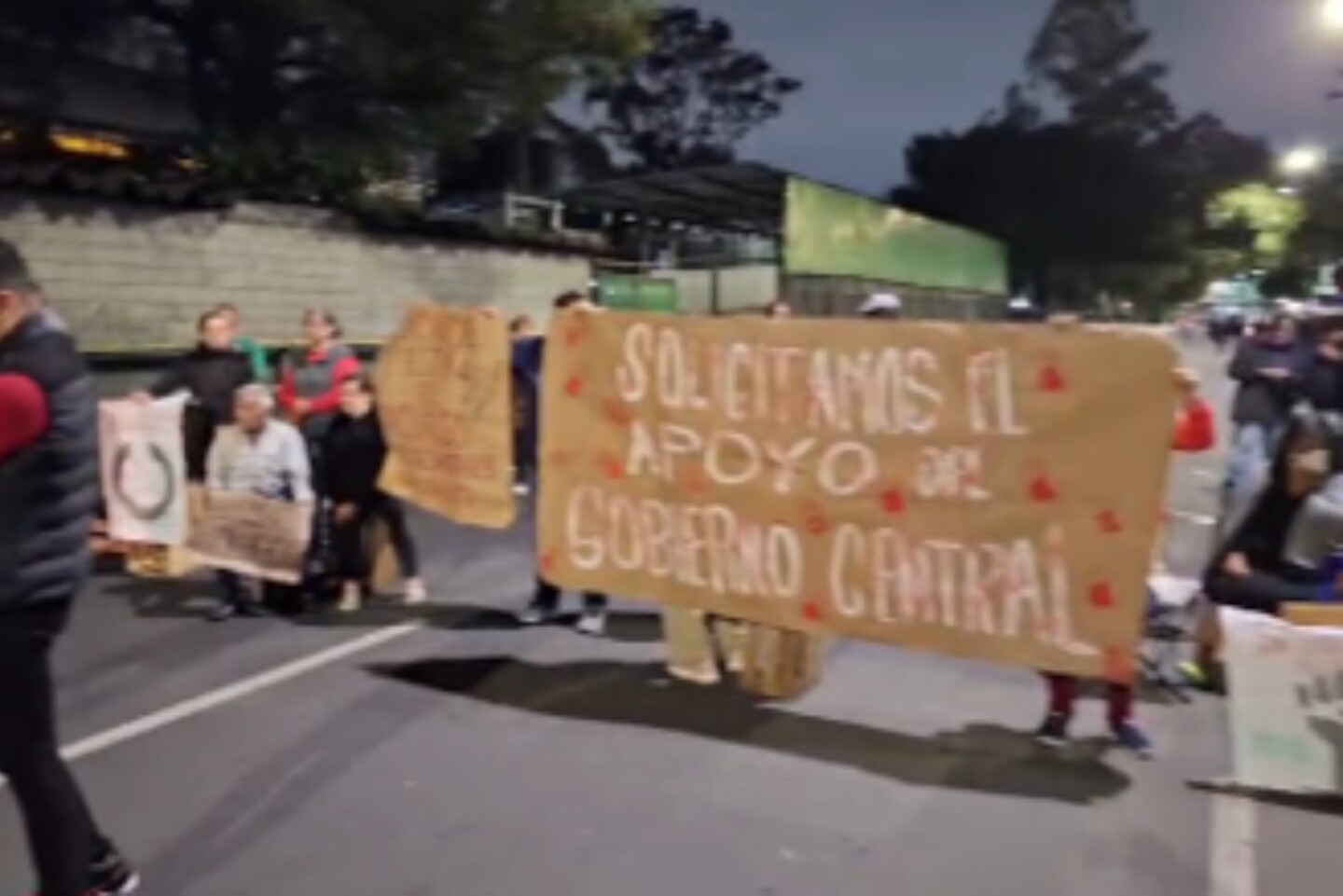 Bloqueo Calzada de Tlalpan