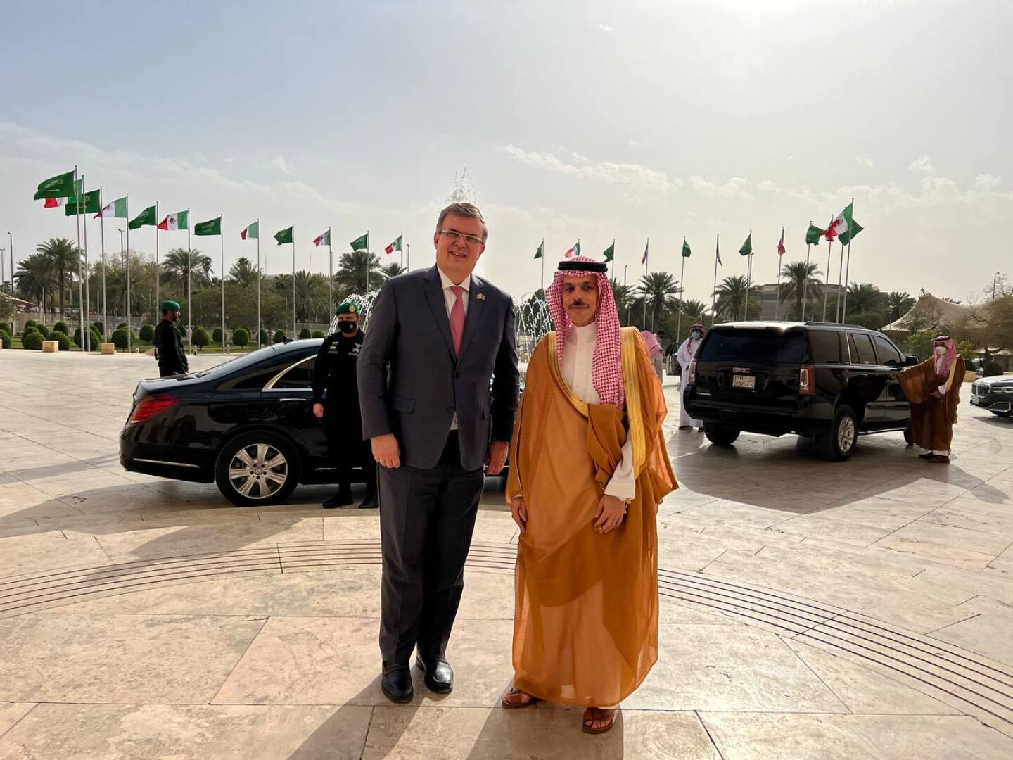 Marcelo Ebrard Arabia Saudita