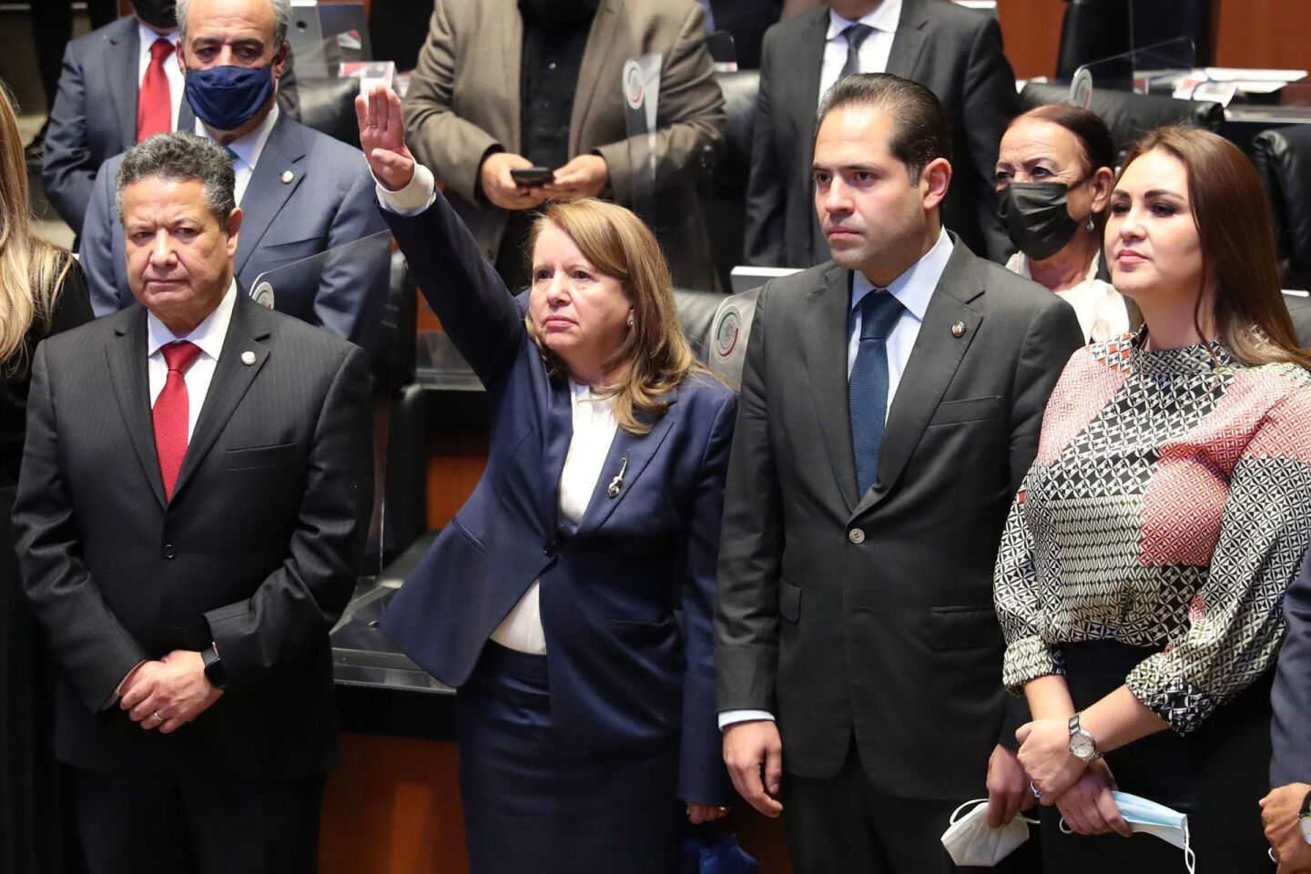 Loretta Ortiz Ahlf tomó protesta como nueva ministra de la SCJN ante el pleno del Senado de la República.