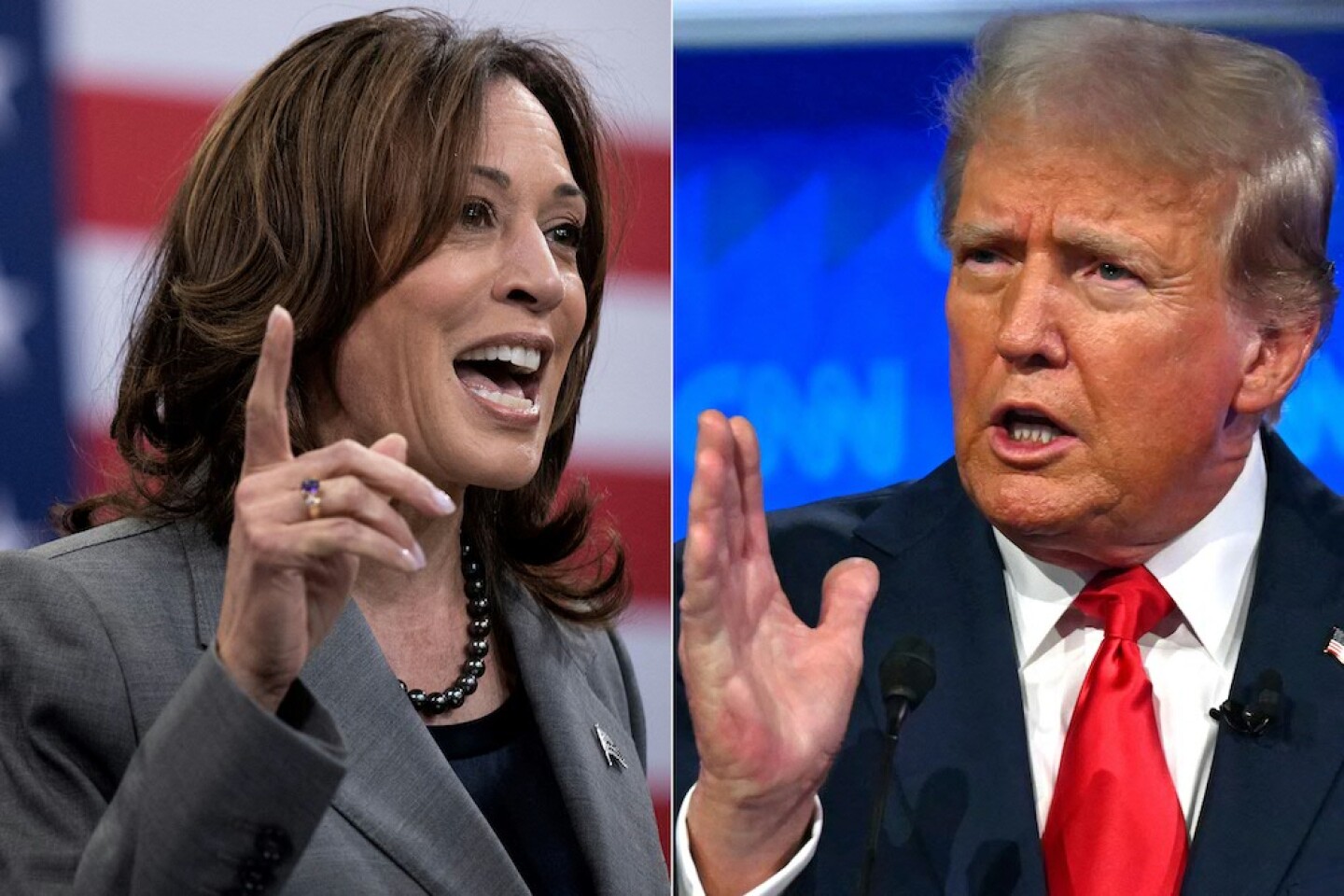 Kamala Harris y Donald Trump