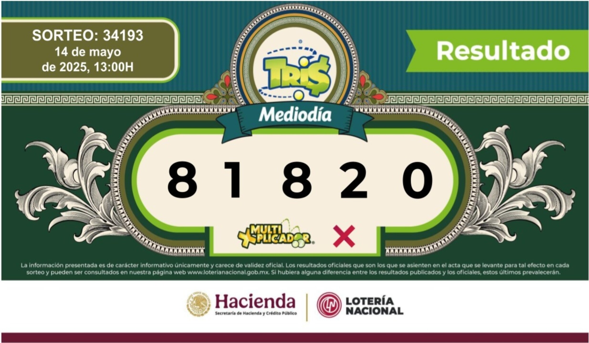 Resultados Sorteo Tris del 14 d emayo.jpg