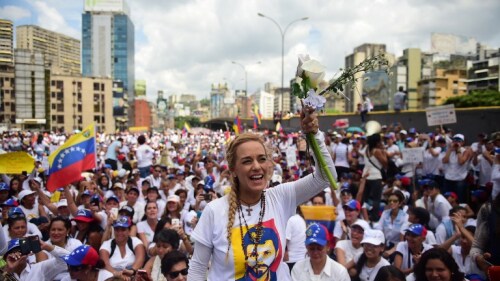 VENEZUELA-CRISIS-OPPOSITION-PROTEST-TINTORI