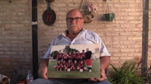 Enrique Domínguez, entrenador de Messi cuando era niño