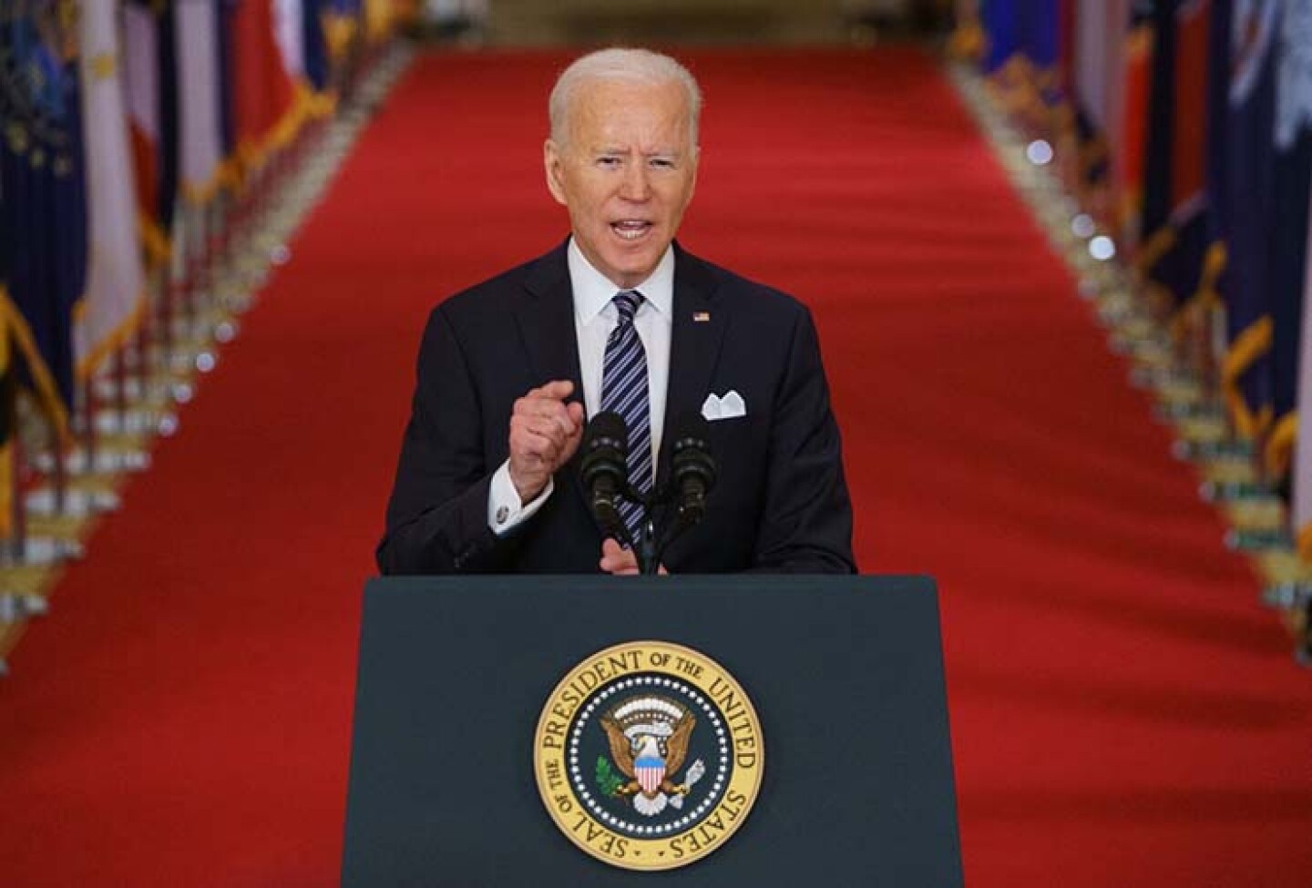 US-POLITICS-BIDEN-HEALTH-COVID-ANNIVERSARY