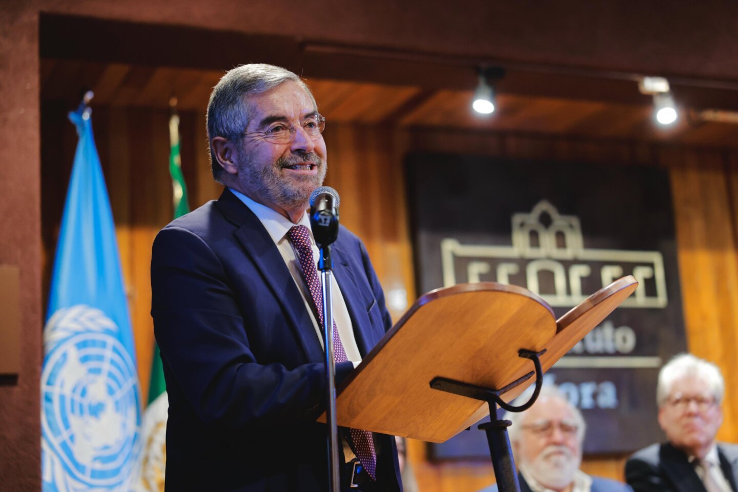 Juan Ramón de la Fuente propuso que la ONU siga los pasos de la Cuarta Transformación