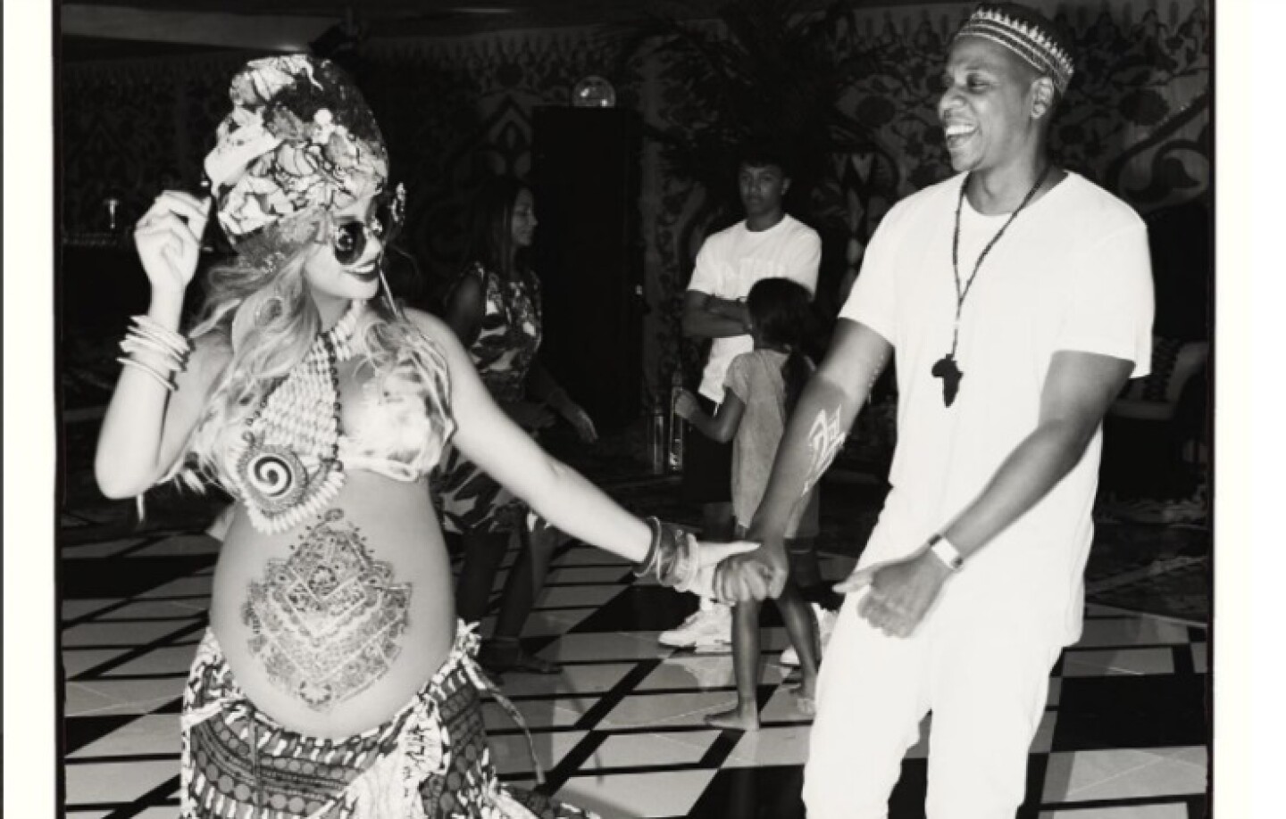 Beyoncé y Jay-Z cortada