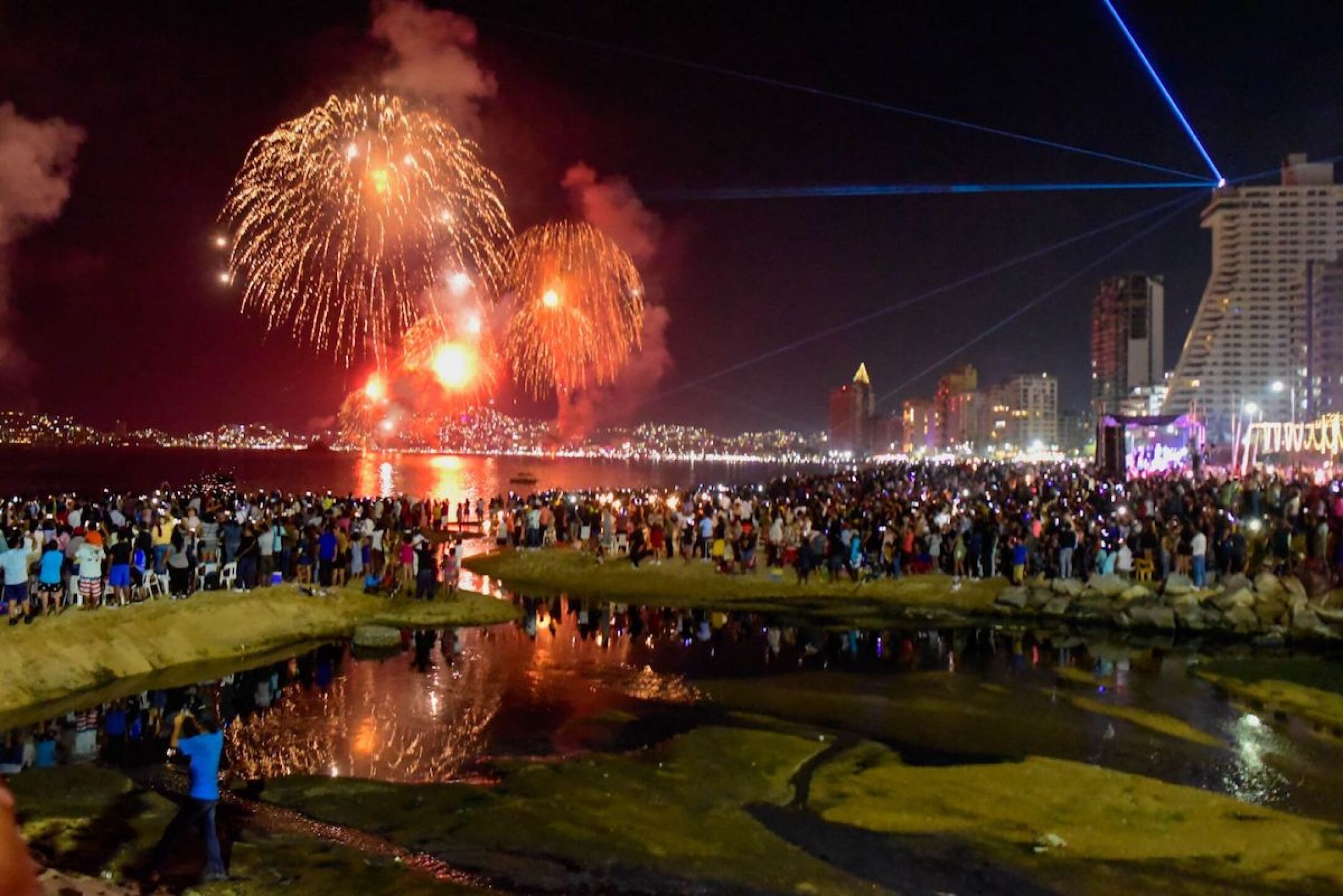 Gala de Pirotecnia en Acapulco