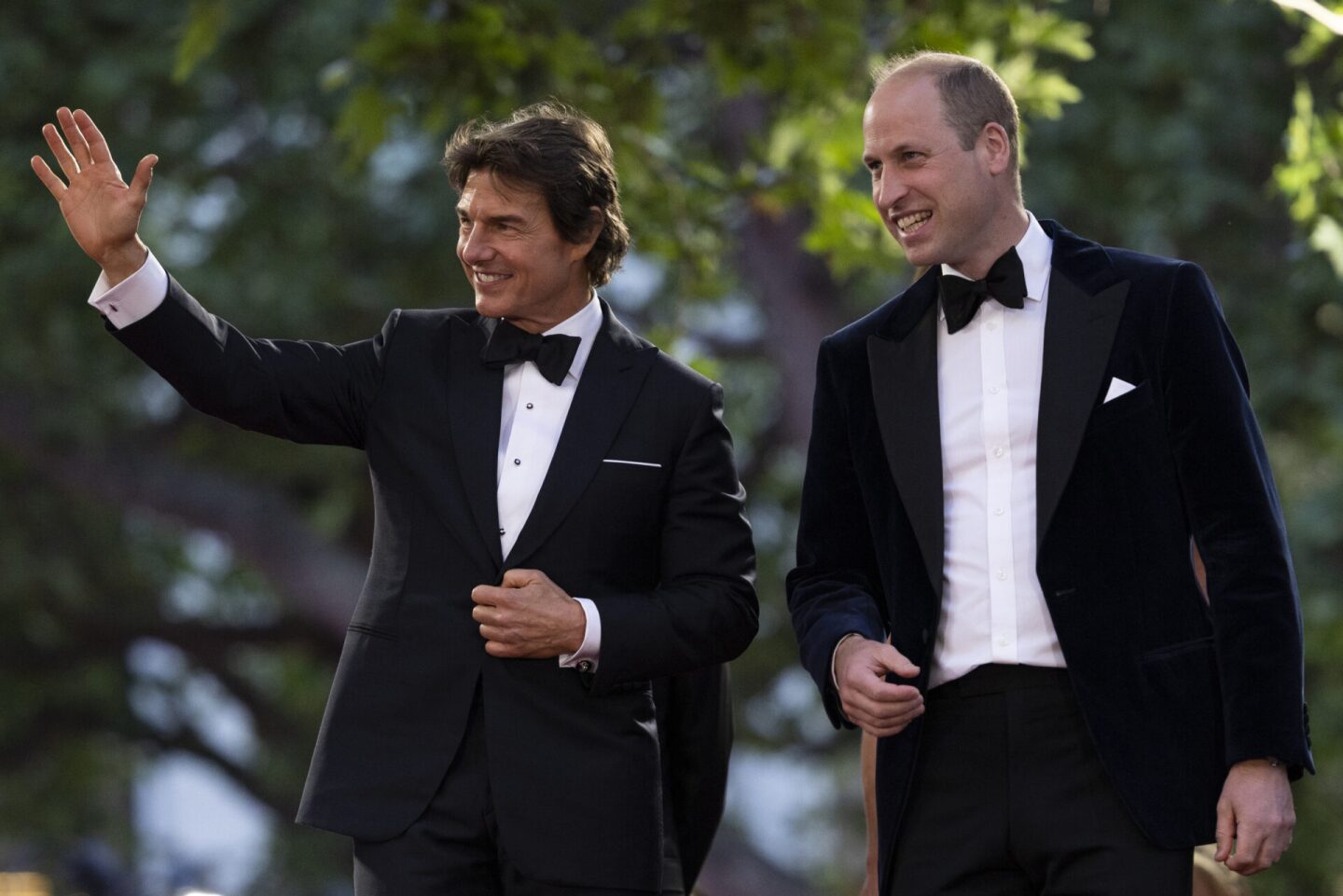 Duques de Cambridge y Tom Cruise