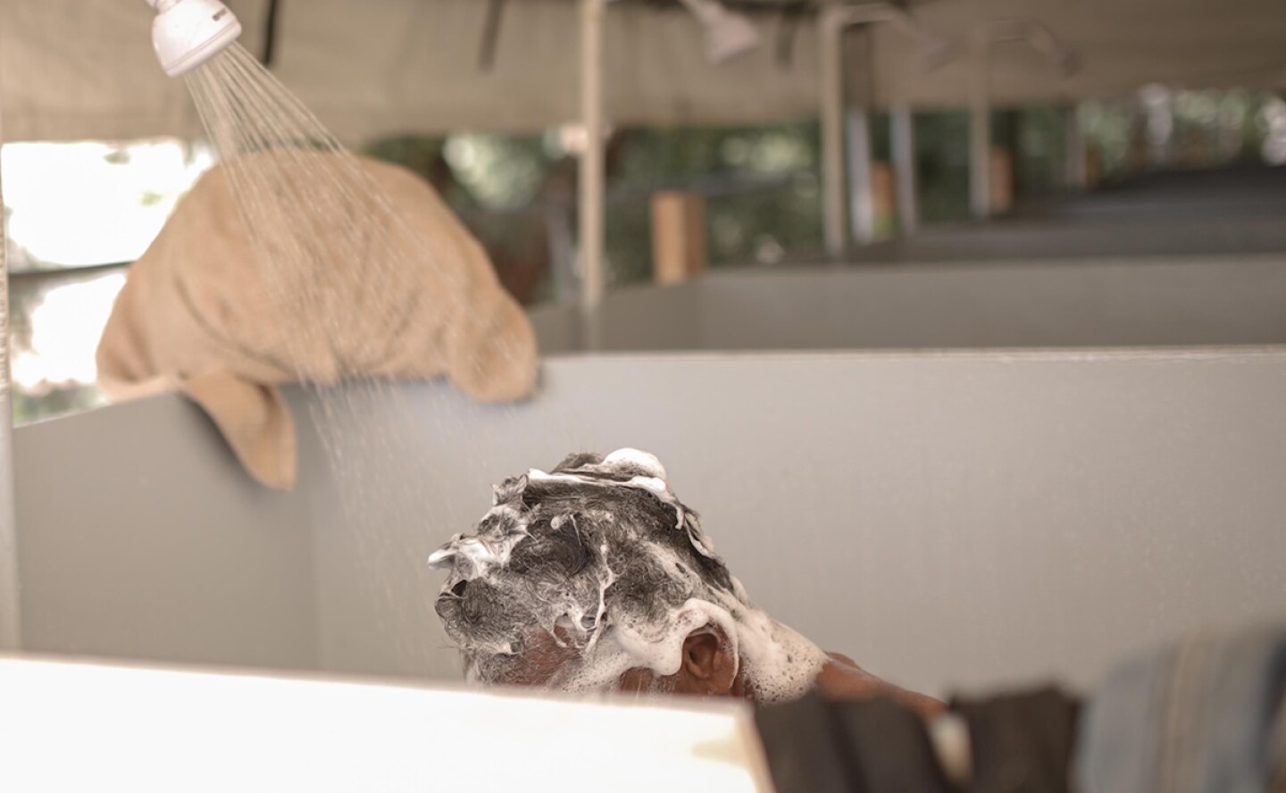 Bañarse con el celular