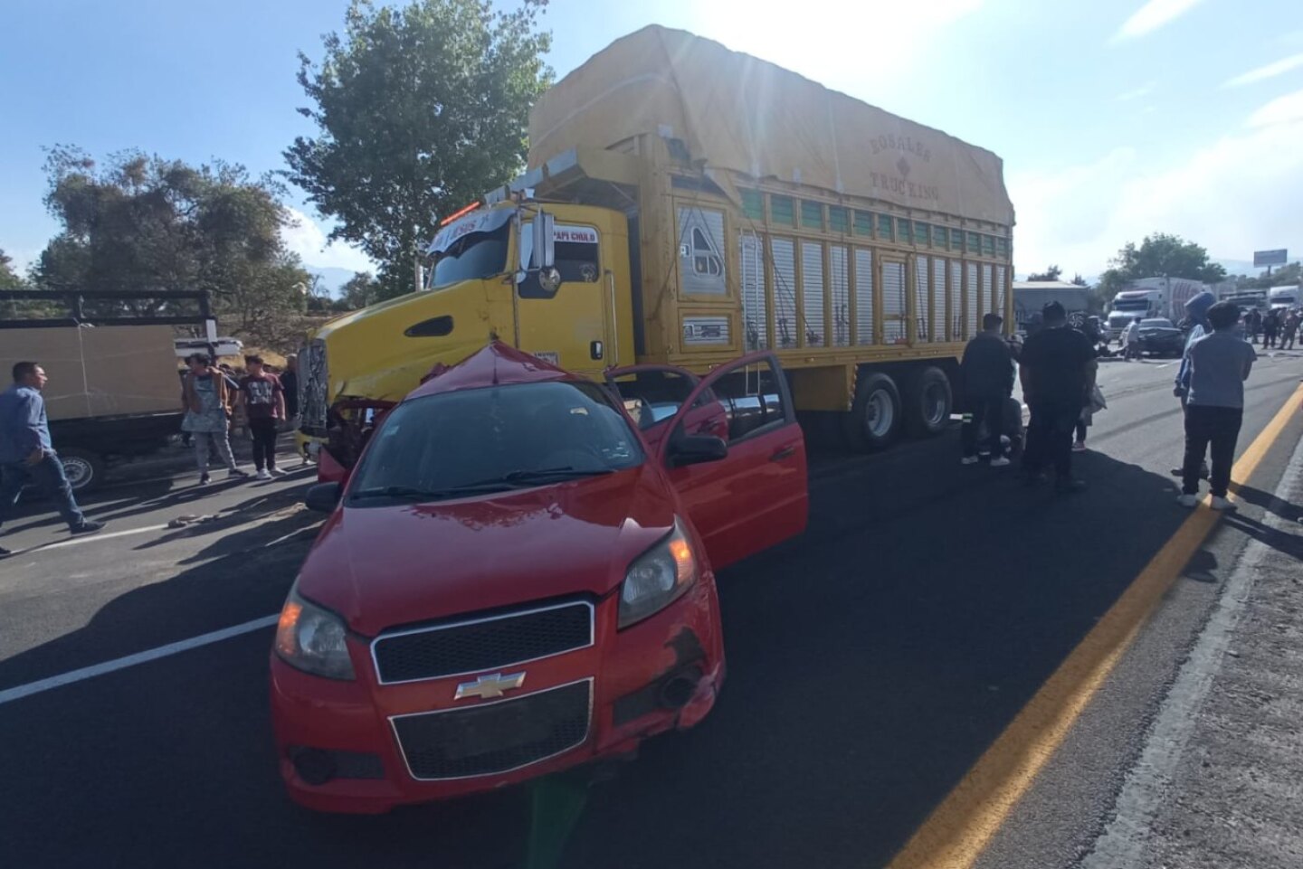 accidente autopista México-Puebla