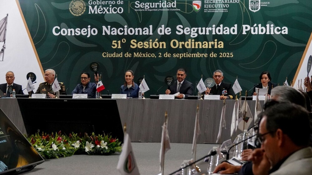 Sheinbaum Sesión Consejo Nacional Seguridad