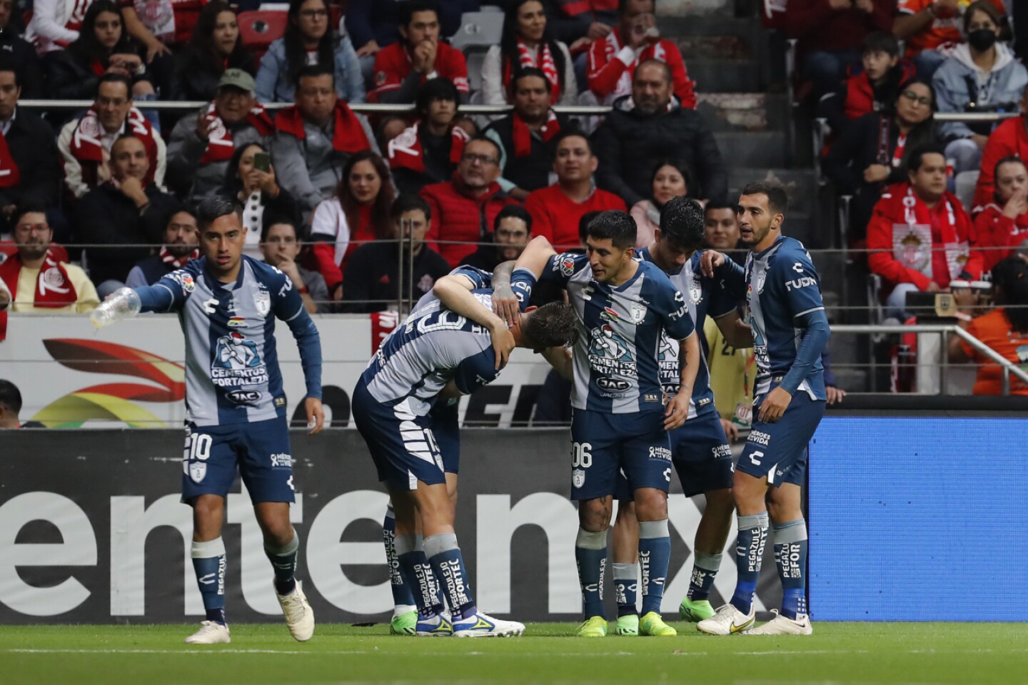 1-5. El ecuatoriano Romario Ibarra encabeza goleada de Pachuca al Toluca