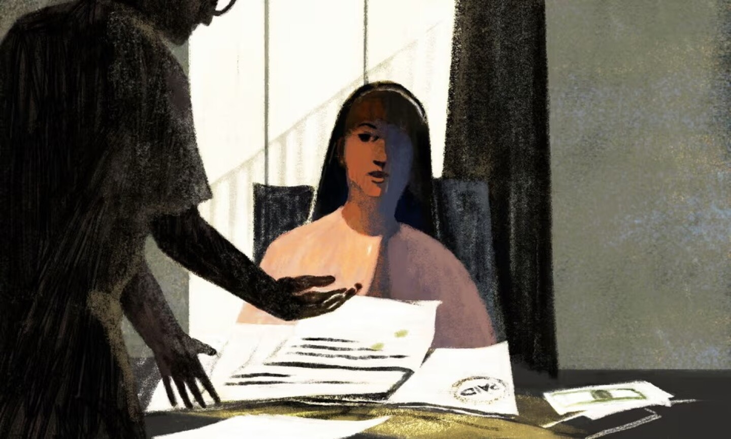 Escapó de la violencia física