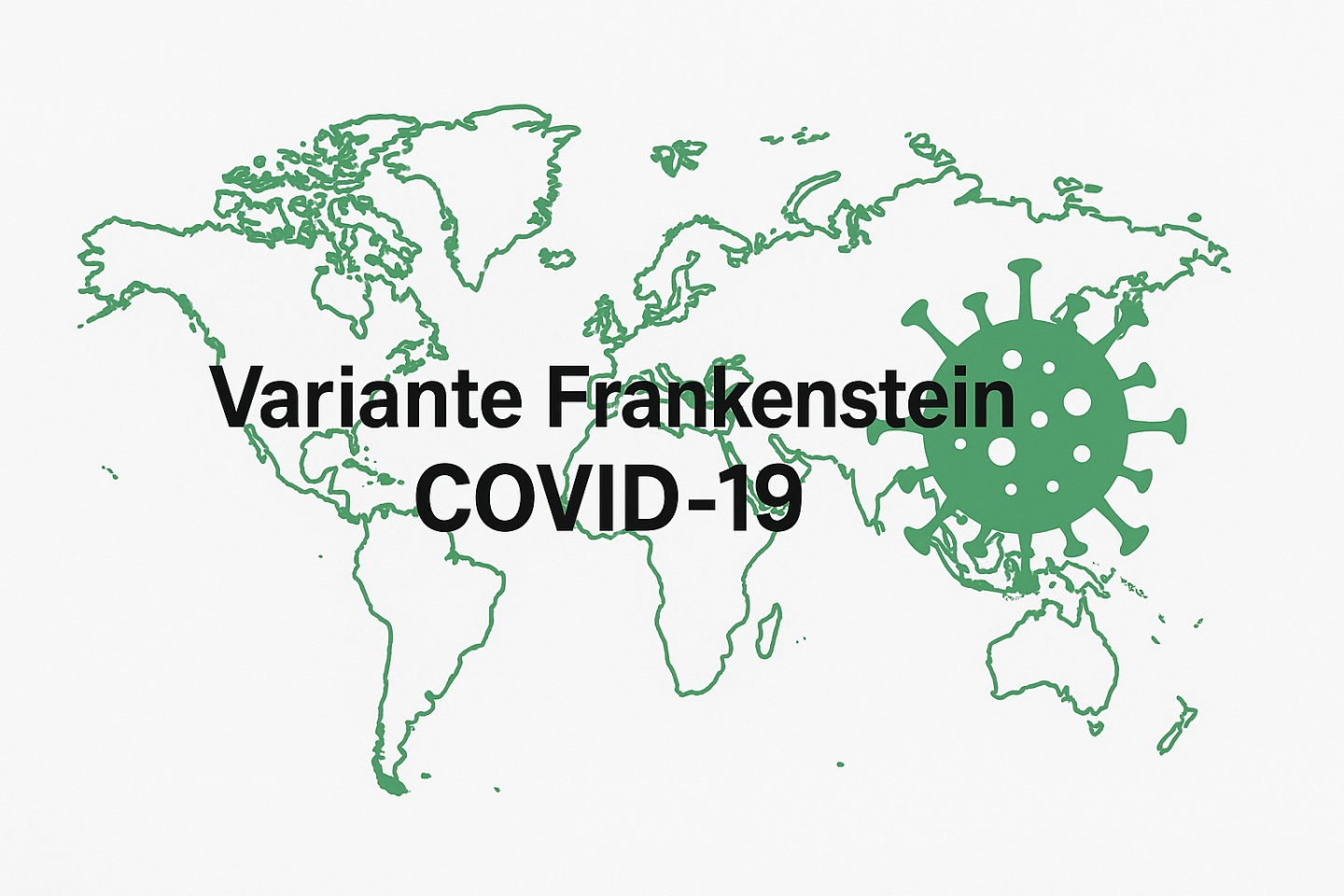 Nueva variante de la Covid-19, llamada Frankenstein
