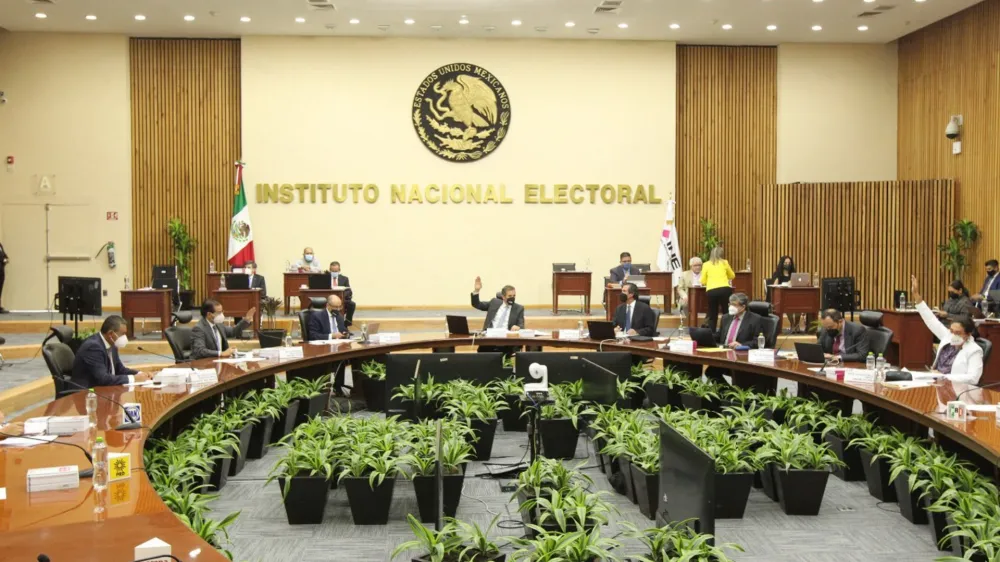 Aspecto general del consejo general del INE.
