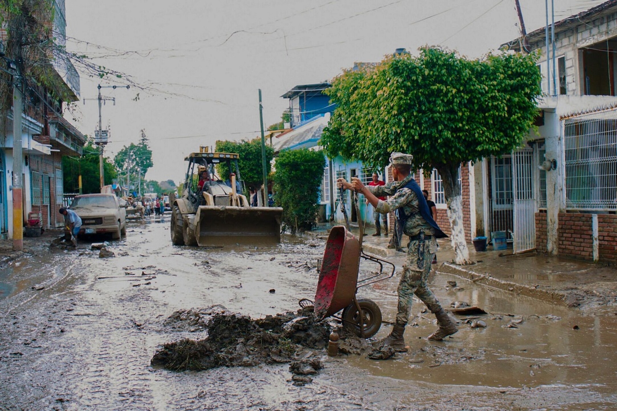 Poza Rica Inundado de Lodo