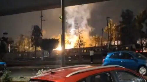 incendio tren suburbano