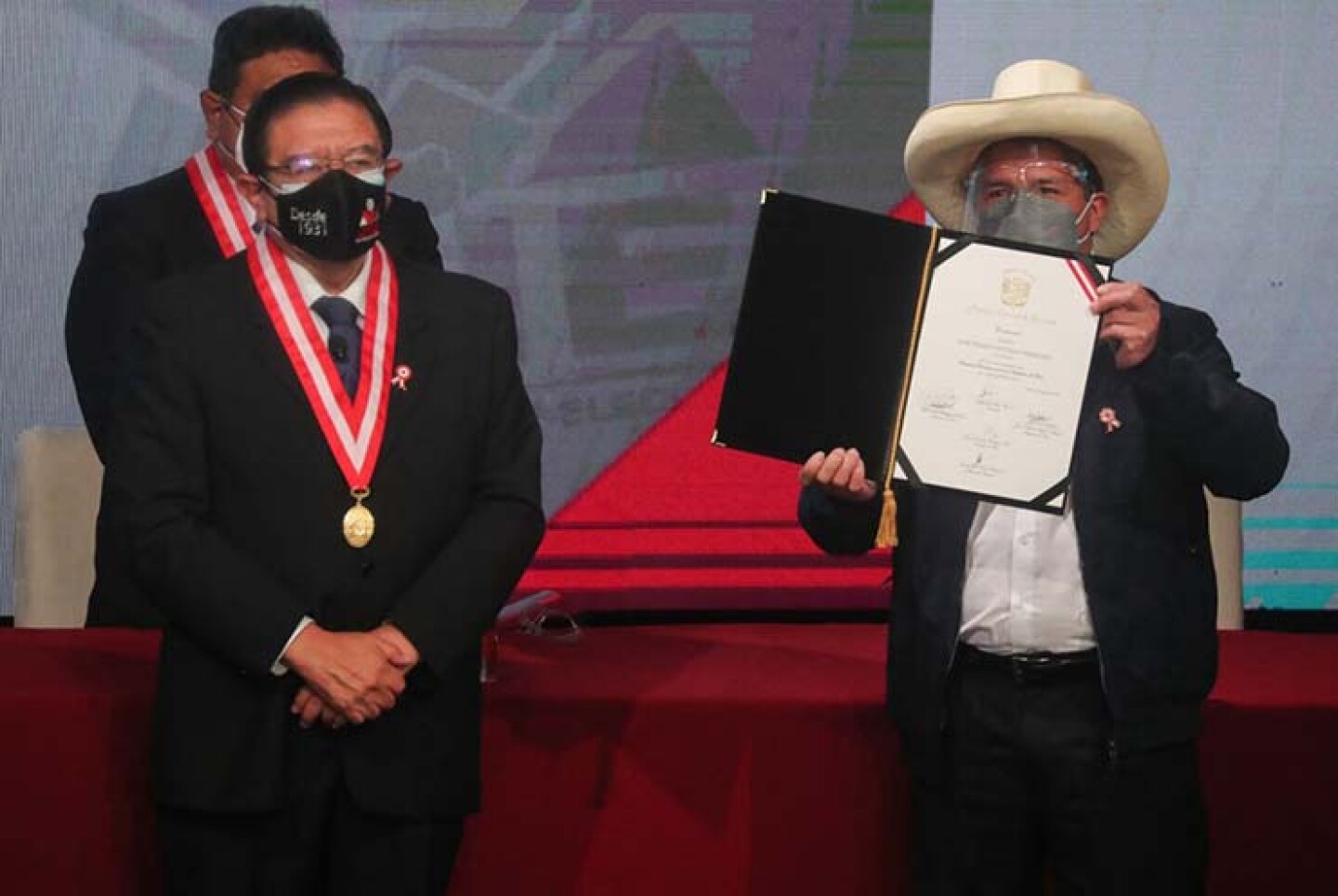 PERU-PRESIDENTIAL-CREDENTIAL-CASTILLO