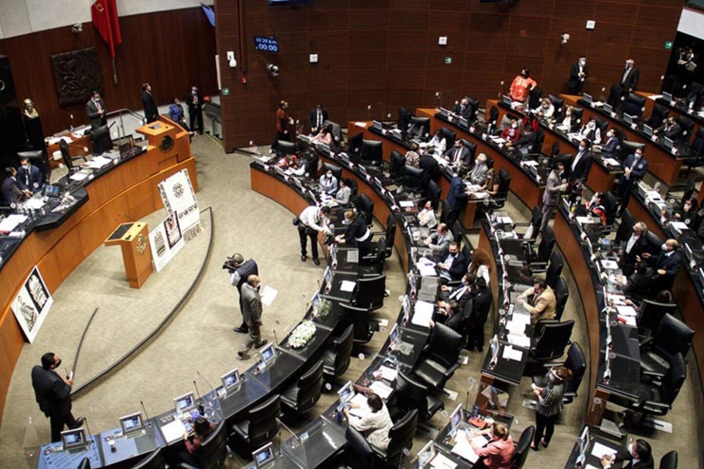 Se lleva a cabo Sesión Ordinaria en la cámara de Senadores.