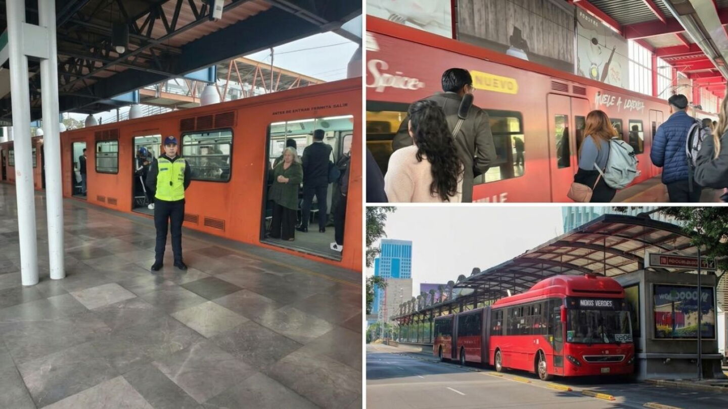 Hay atrasos en Metro CDMX, Metrobús y Tren Suburbano? Estado del servicio hoy, 8 de octubre, AL MOMENTO de estaciones afectadas