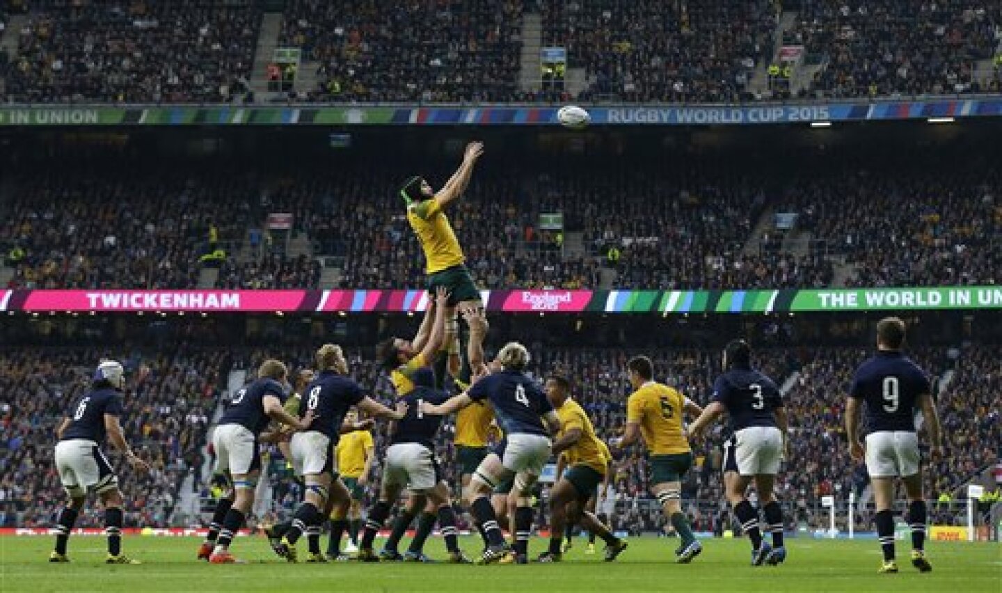 APTOPIX Britain Rugby WCup Australia Scotland