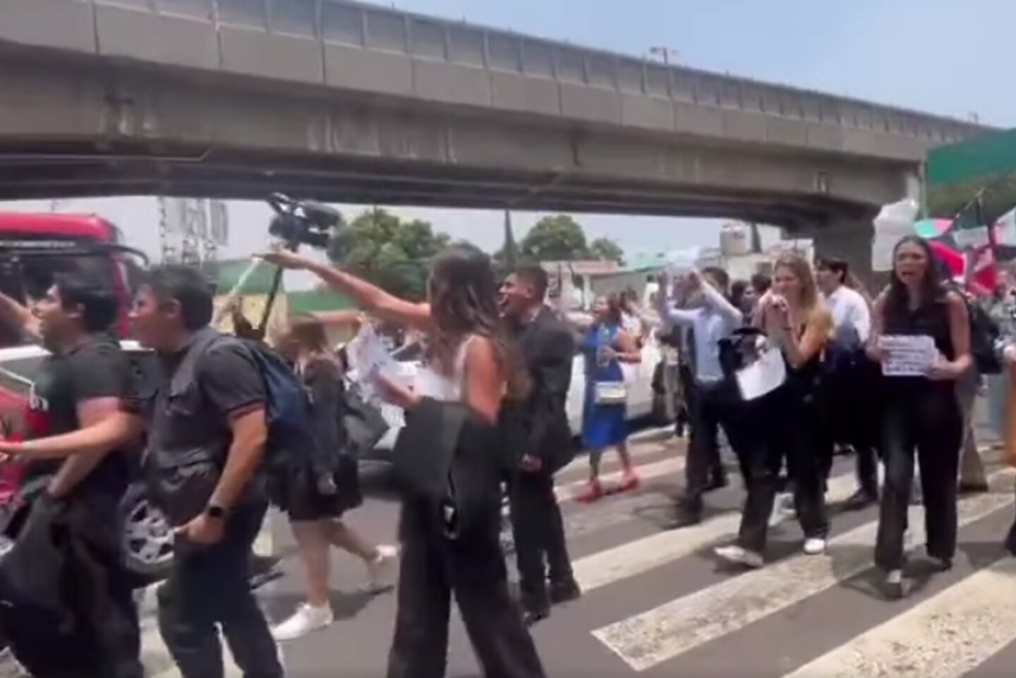 Bloqueo en Viaducto