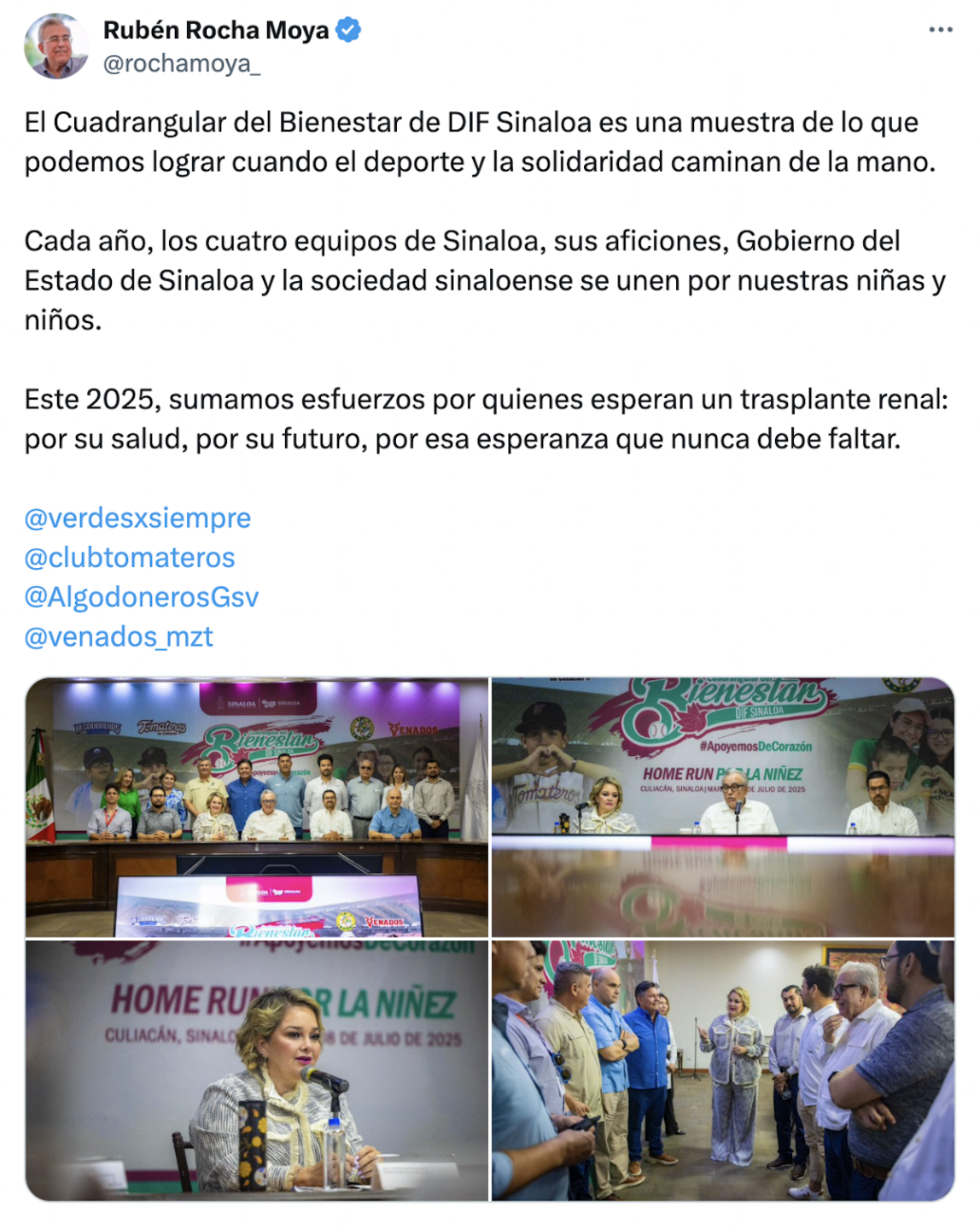 Cuadrangular del Bienestar 2025