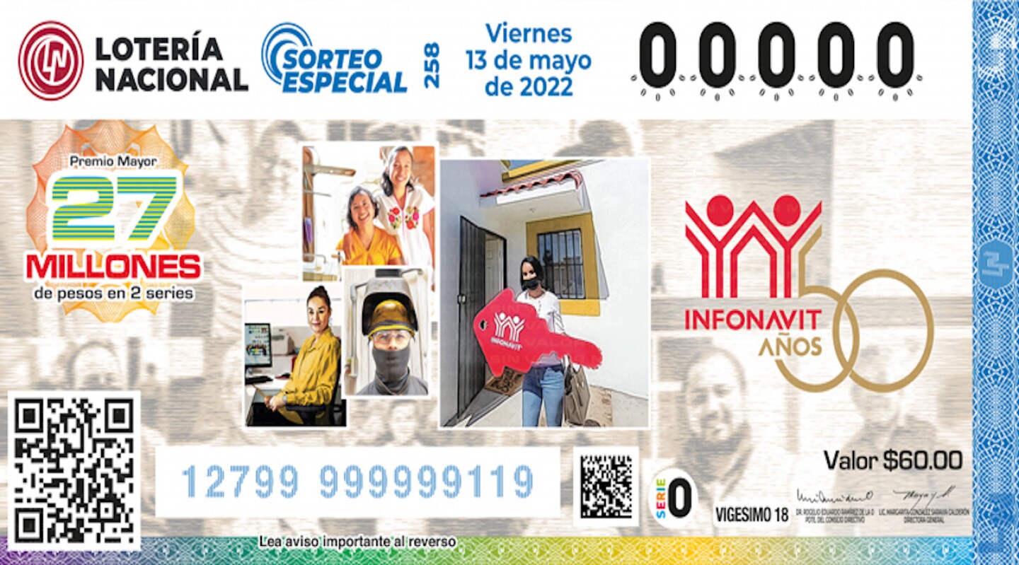 Lista Sorteo Especial 258 de la Lotería Nacional