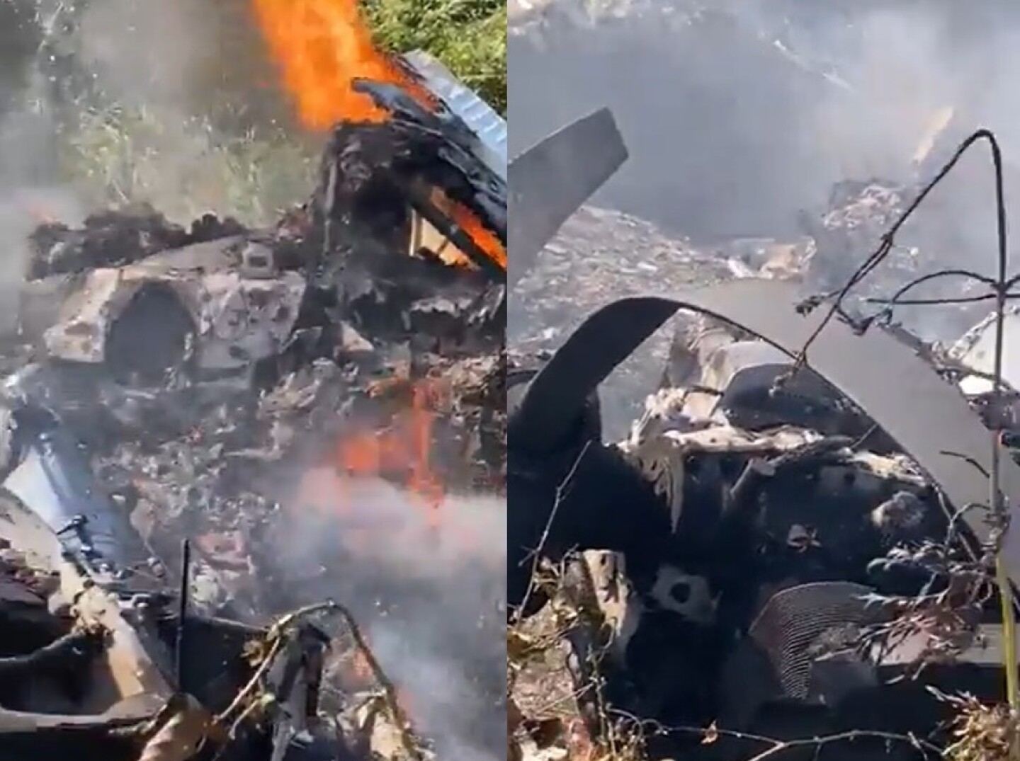 Choque de avionetas en Durango
