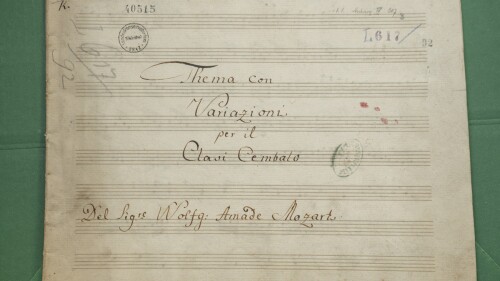 Expertos atribuyen en Austria una "nueva" obra a Wolfgang Amadeus Mozart
