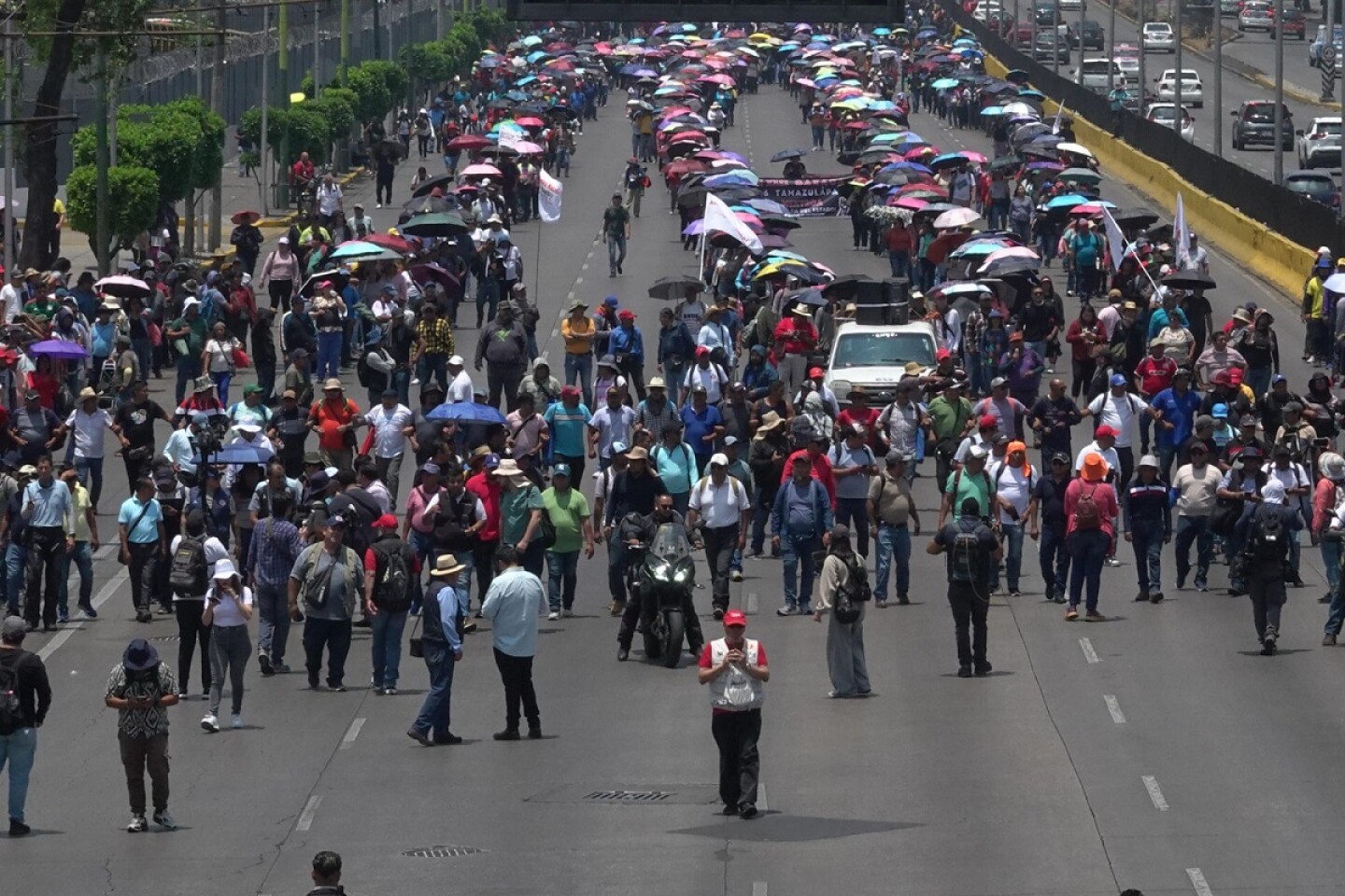 Bloqueo CNTE en AICM