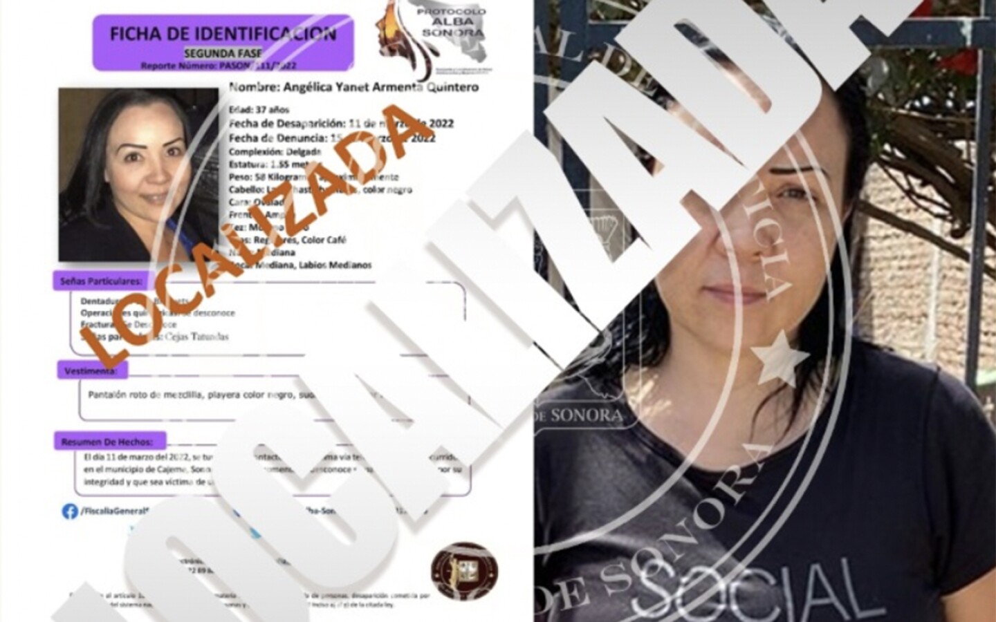 aparece madre buscadora de sonora