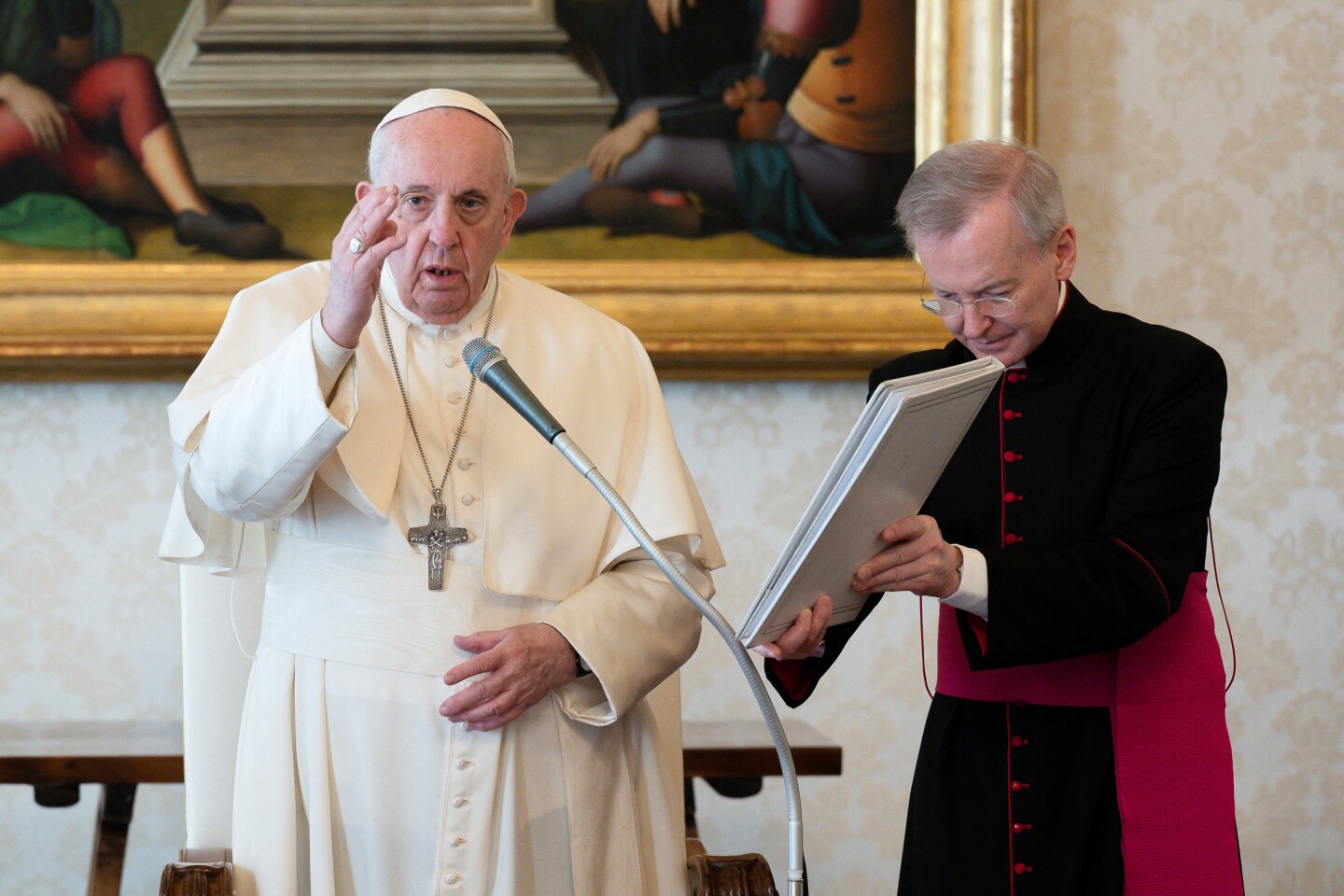 VATICAN-RELIGION-POPE-AUDIENCE