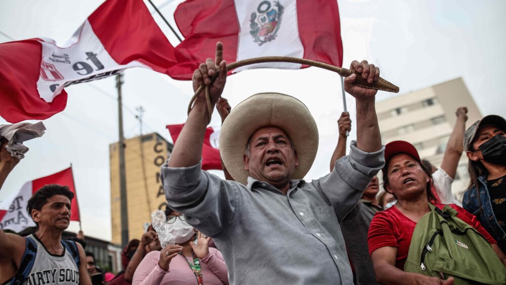Continúan las protestas en Perú