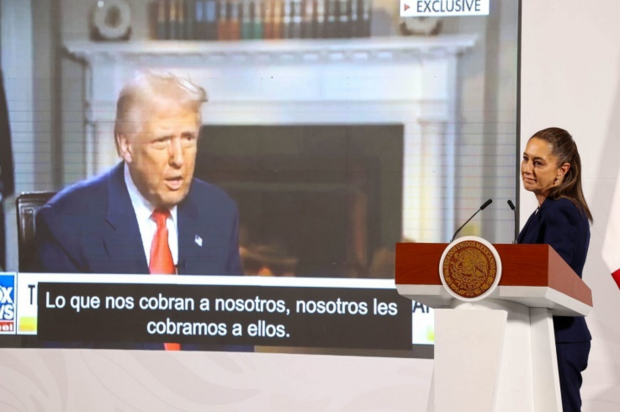 sheinbaum trump Lunes Conferencia del Pueblo