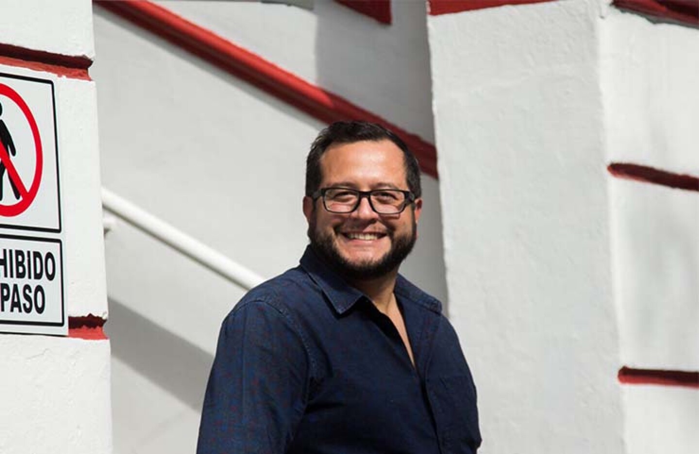 CIUDAD DE MÉXICO, 03JULIO2018.- José Ramón López Beltrán, hijo de Andrés Manuel López Obrador, candidato ganador a las elecciones presidenciales por la coalición “Juntos Haremos Historia”, a la salida de su casa de campaña.FOTO: GALO CAÑAS