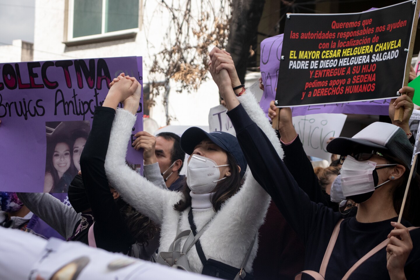 Marcha para exigir justicia por Polly y Fernanda