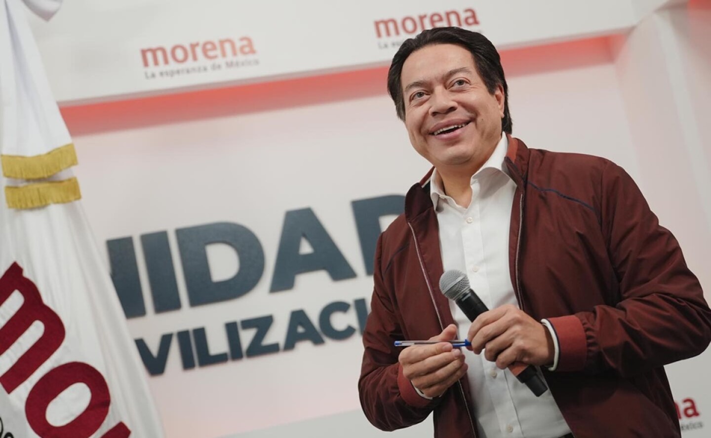 Mario Delgado, líder nacional de Morena