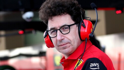 Ferrari team principal Mattia Binotto