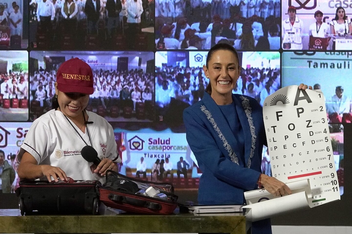Sheinbaum mañanera Salud oculista