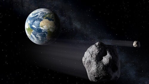 asteroide entre la Tierra y la Luna