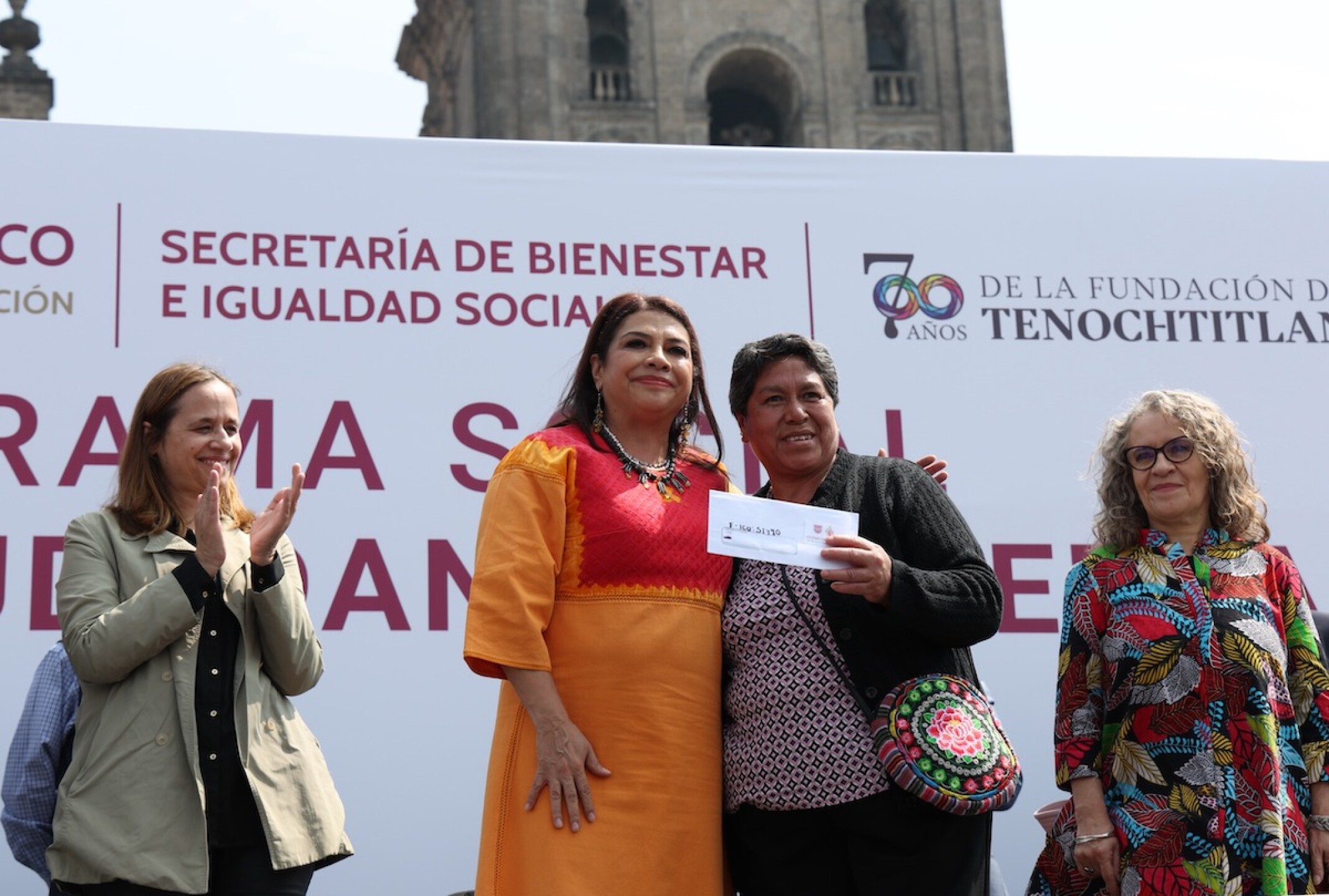 beneficiaria del programa Ingreso Ciudadano Universal